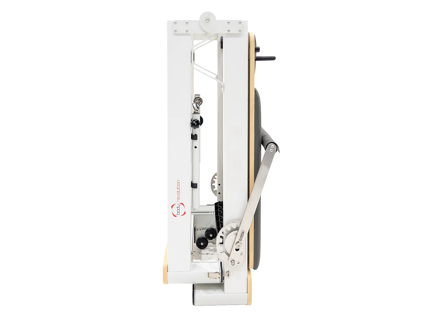 Machine Reformer Pilates Pliable Cadre en Métal Multifonction Salle de Sport