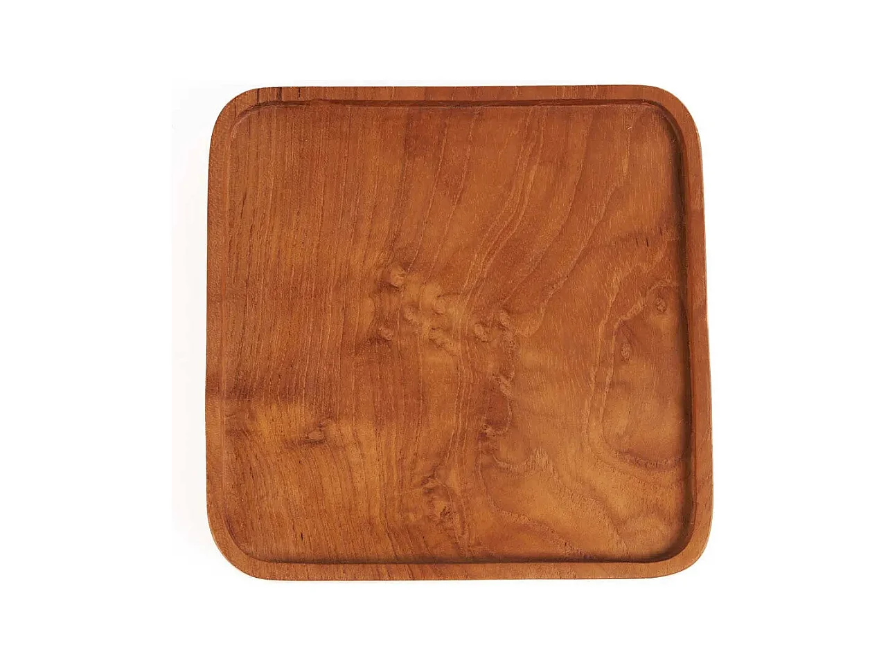 L’Assiette Teak Square - Naturel - XS