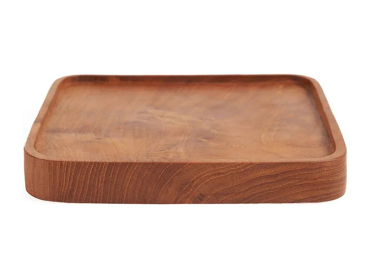 L’Assiette Teak Square - Naturel - XS