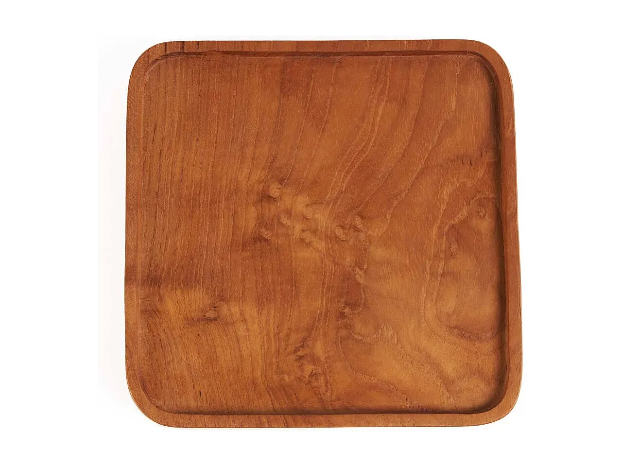 L’Assiette Teak Square - Naturel - XS