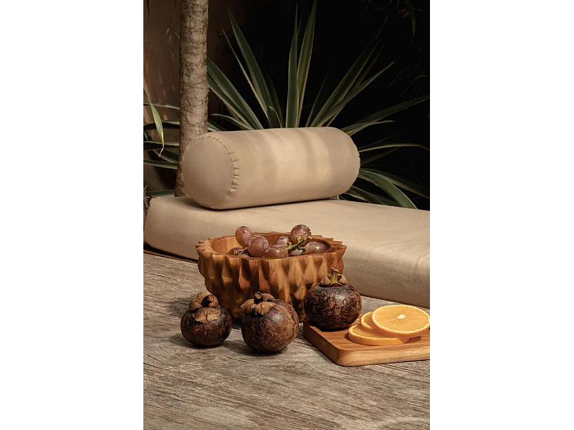 L’Assiette Teak Square - Naturel - XS