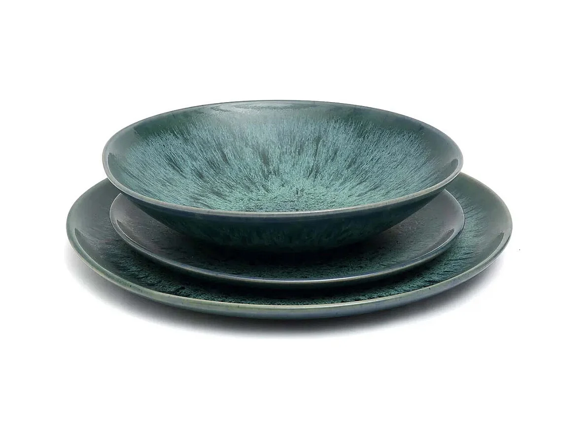 L’Assiette à Pâtes Aqua - Set de 4.