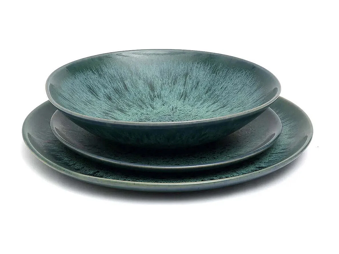 L’Assiette à Pâtes Aqua - Set de 4.