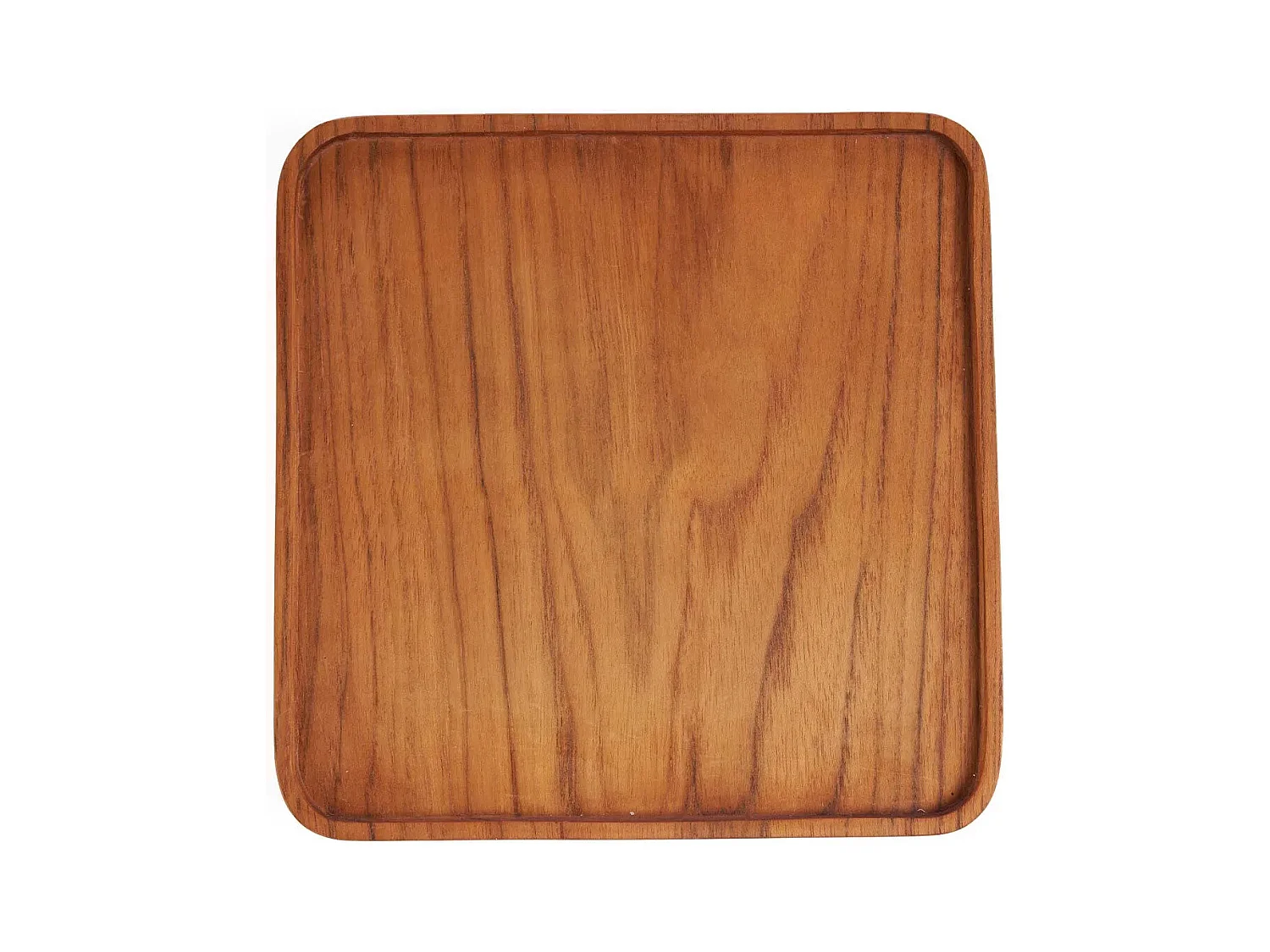 L'Assiette Teak Square - Naturel - M