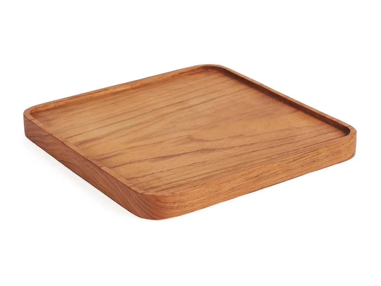 L'Assiette Teak Square - Naturel - S