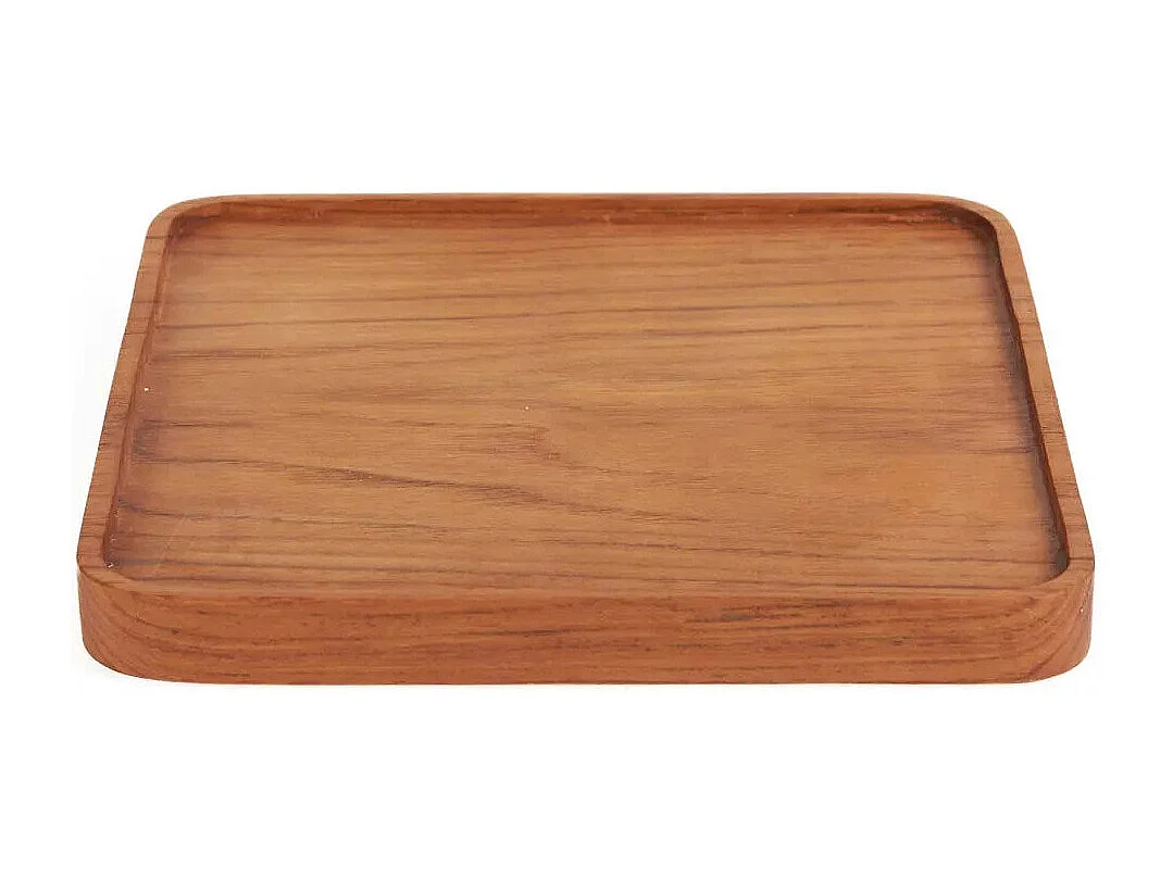 L'Assiette Teak Square - Naturel - S