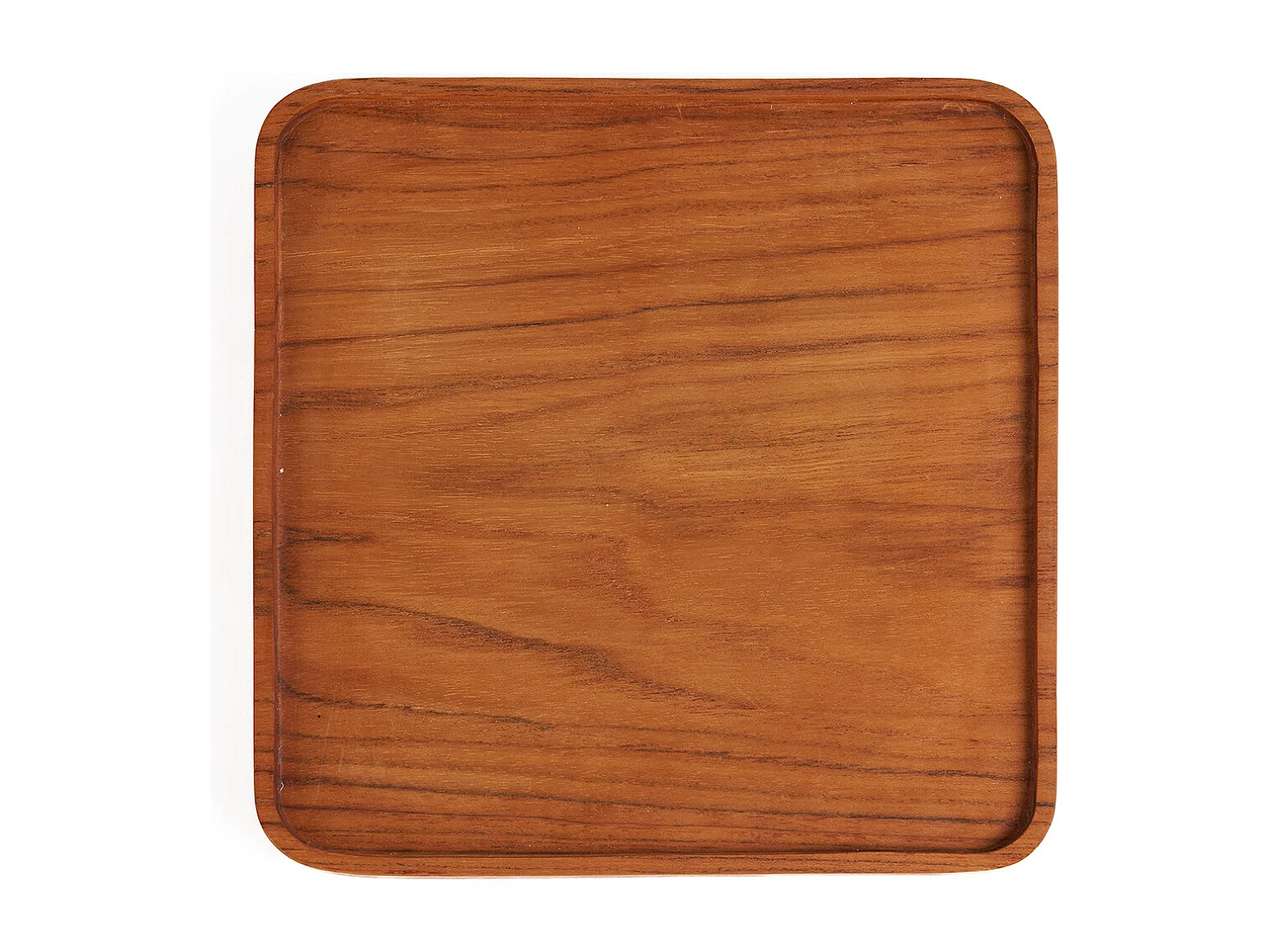 L'Assiette Teak Square - Naturel - S