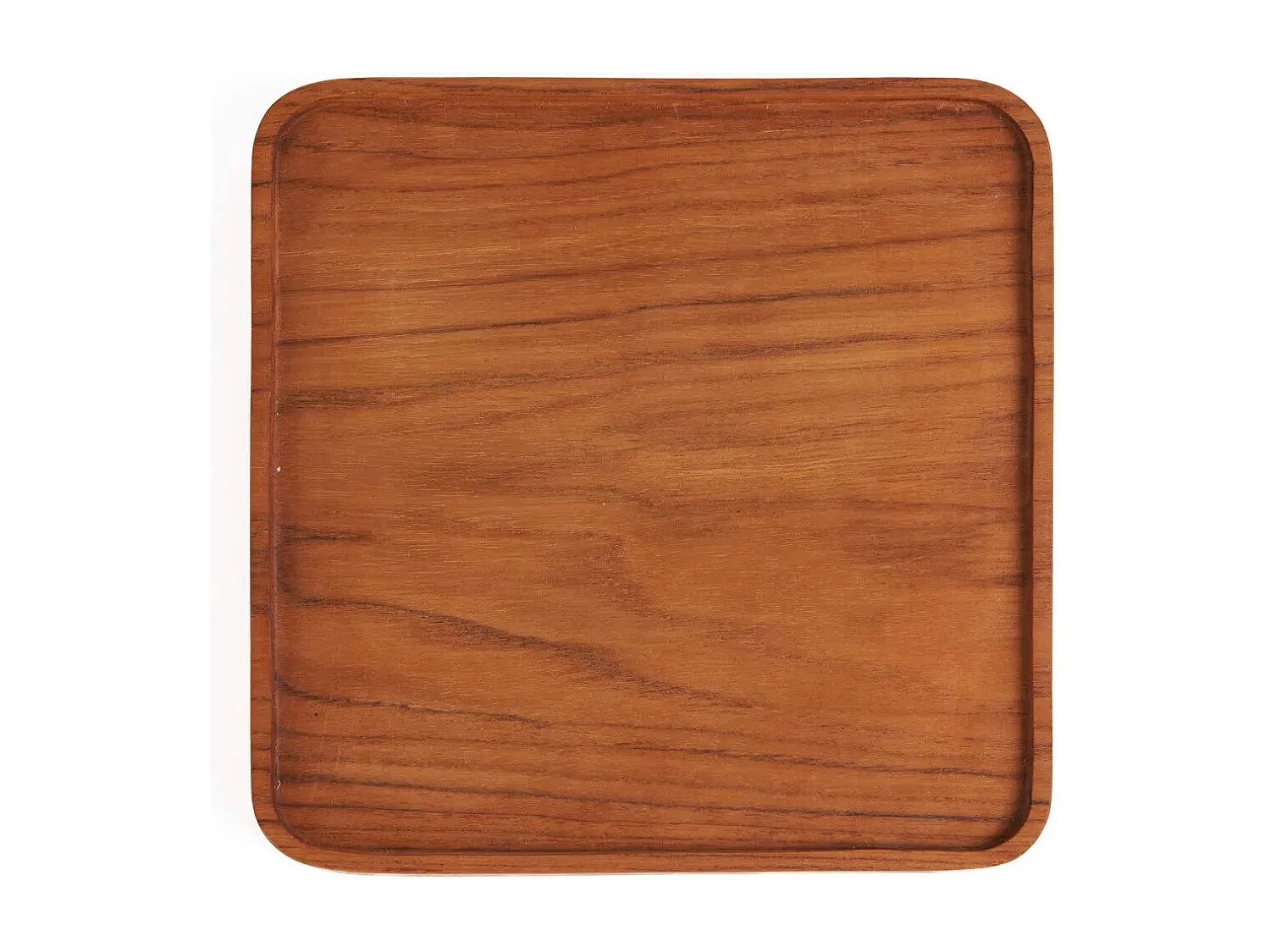 L'Assiette Teak Square - Naturel - S