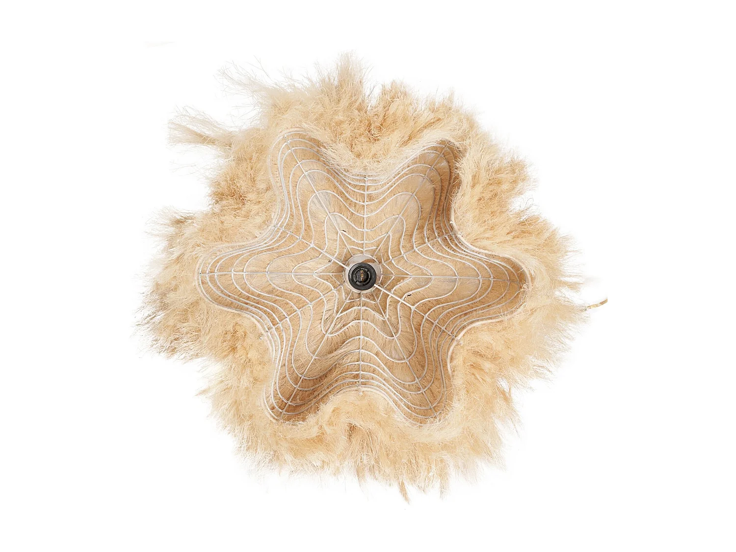 Rami-Hängeleuchte - Natur - M