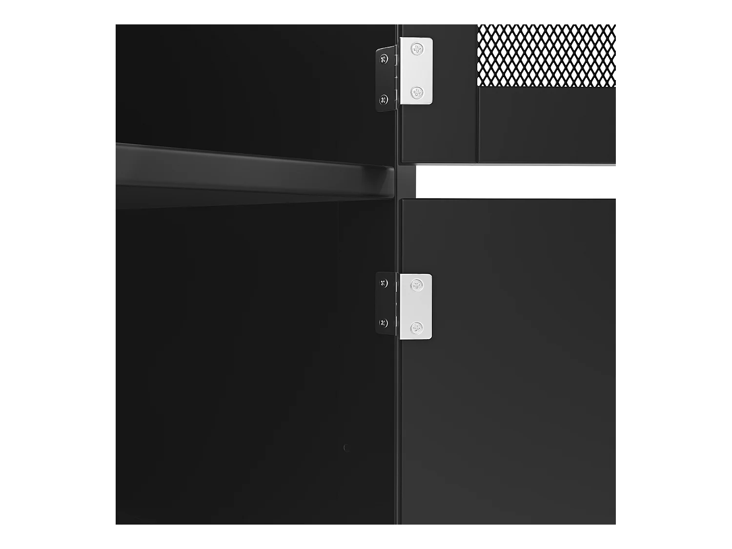 Desserte de cuisine mobile 4 portes et 2 tiroirs Îlot de cuisine avec plateau extensible 140x(40-70)x93.5 cm - noir