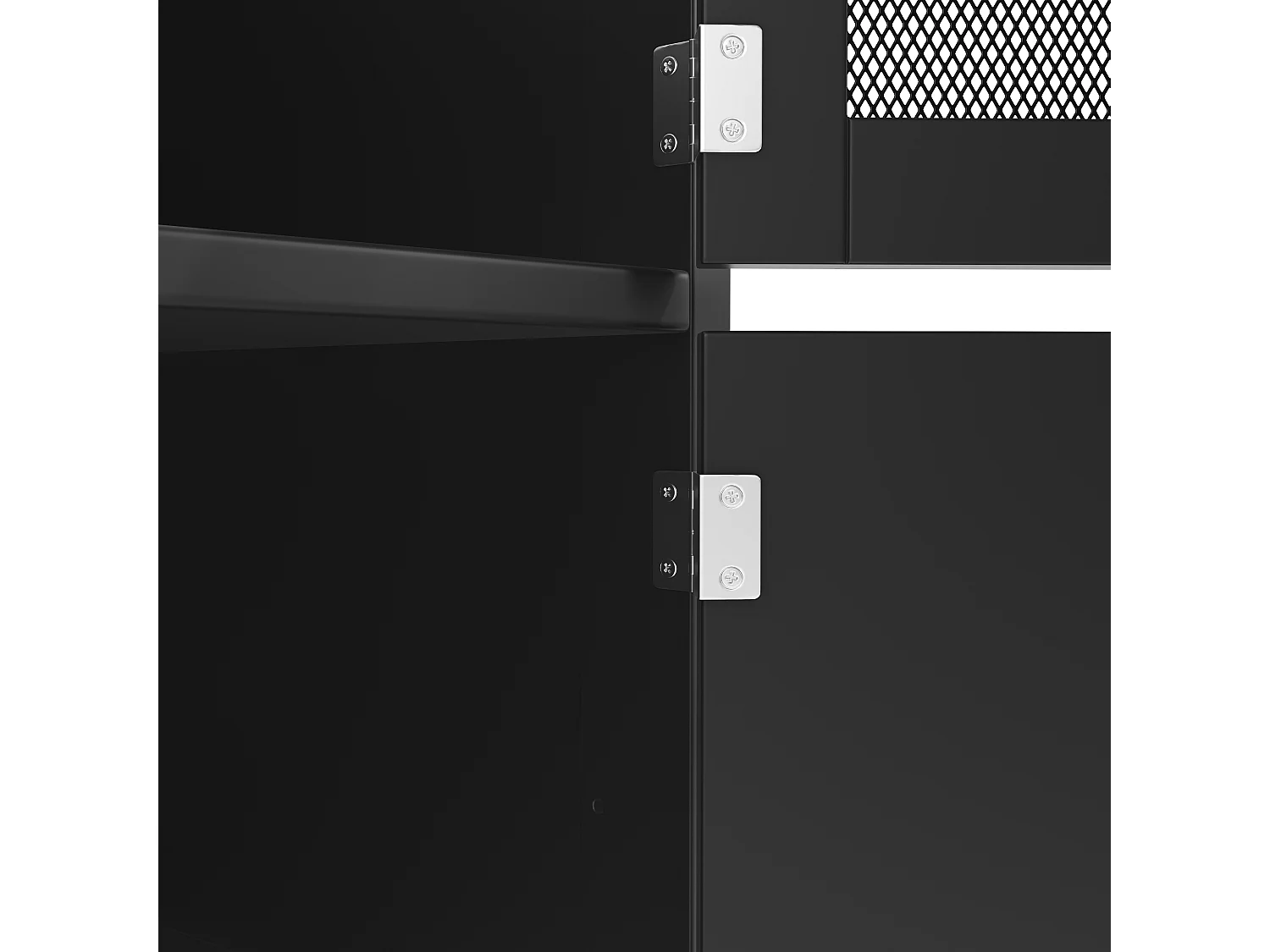 Desserte de cuisine mobile 4 portes et 2 tiroirs Îlot de cuisine avec plateau extensible 140x(40-70)x93.5 cm - noir