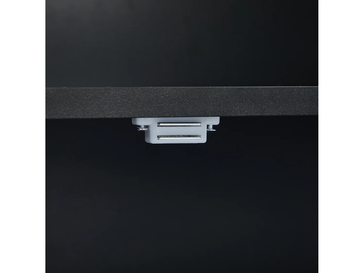 Vitrine bibliothèque LED 2 portes en verre et 1 porte abattante - meuble de rangement ouvert - bois - noir (80x35x120 cm)