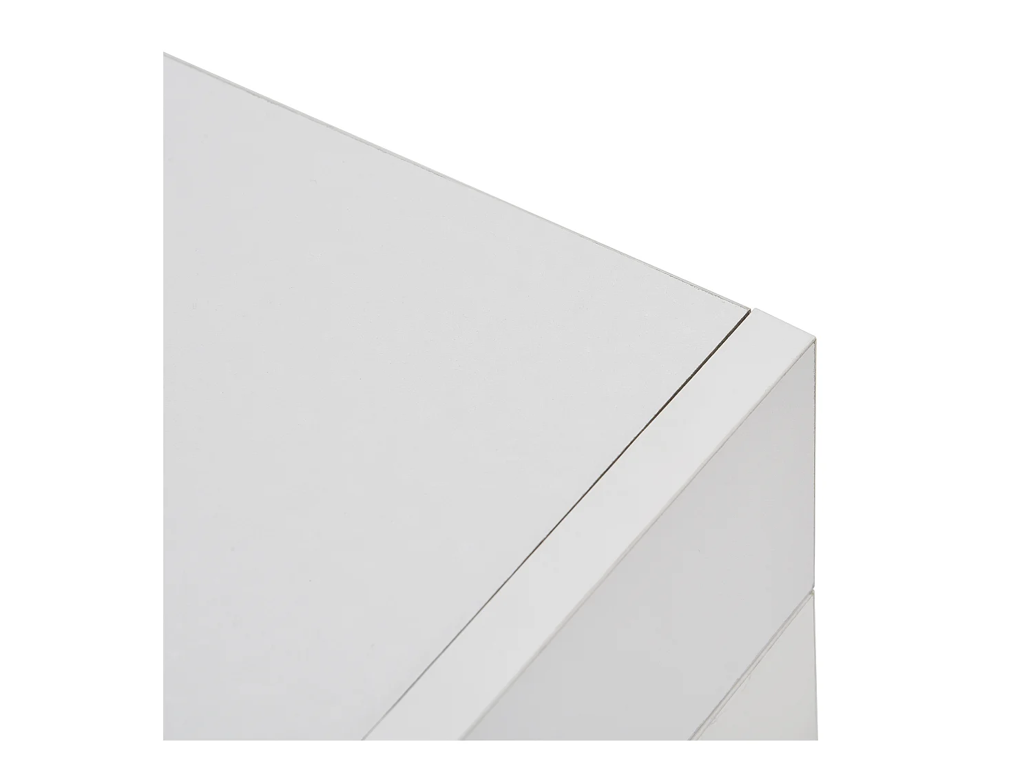 LED eetkamer dressoir met 2 deuren - houten opbergmeubel - wit (108x40x92 cm)