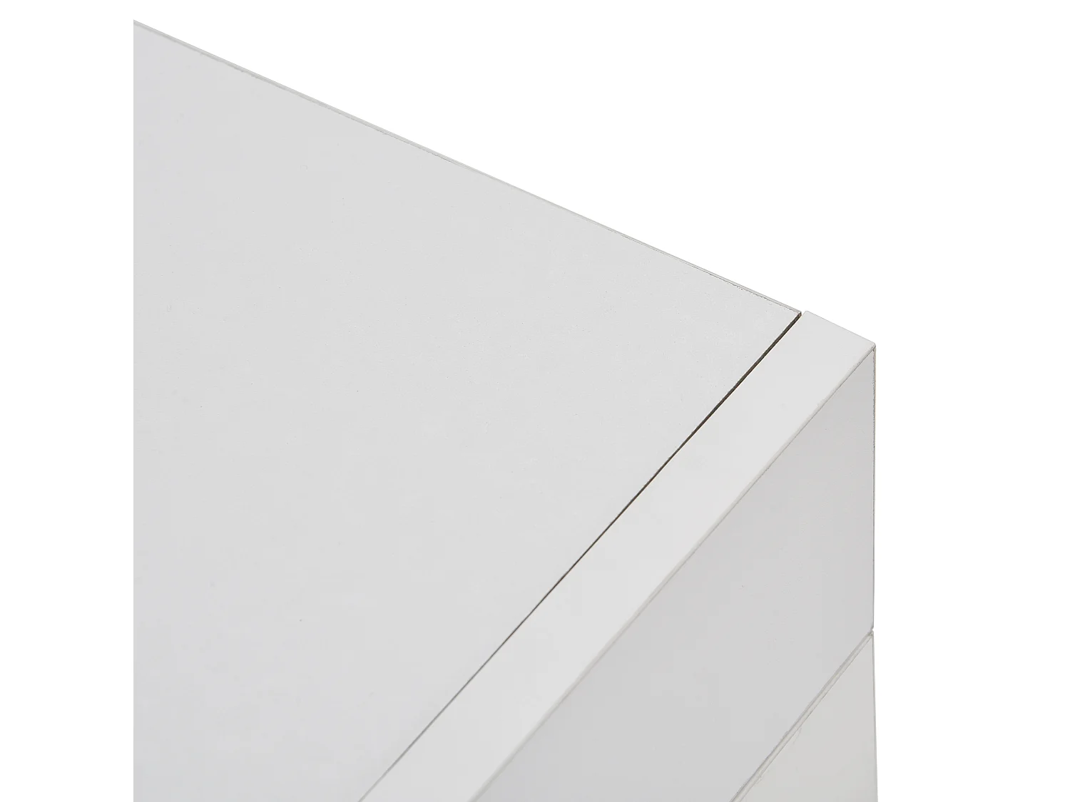 Buffet salle à manger LED 2 portes - meuble de rangement en bois - blanc (108x40x92 cm)