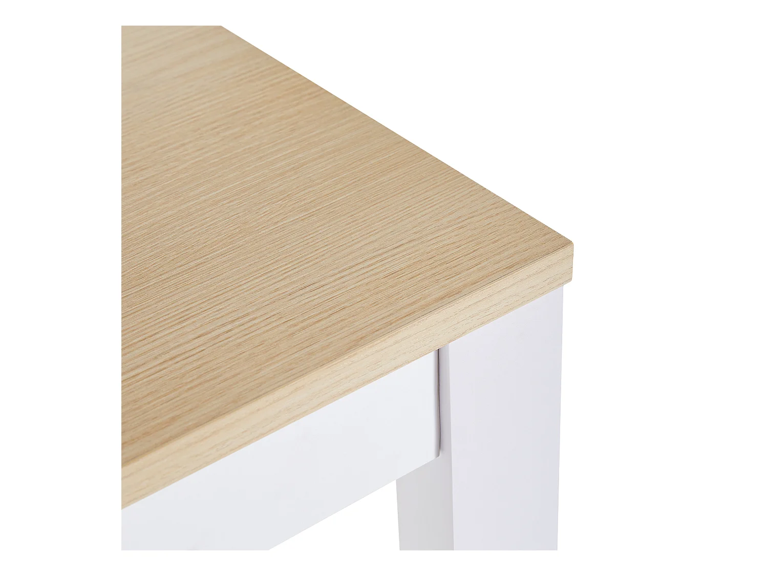 4-deurs bartafel Houten keukeneiland met uitschuifbaar blad (118-180)x50x94 cm - wit