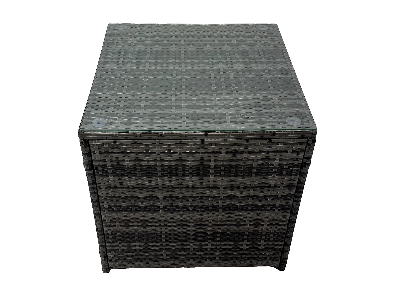 8-Sitzer Polyrattan Gartenmöbel Sets mit 2 Sesseln Couchtisch mit Kissen