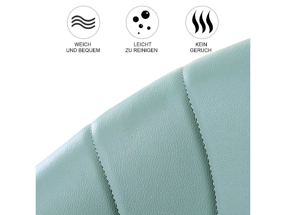 OUNUO Opvouwbare Kinderstoel met Veiligheidsgordel en PU Leren Kussen, 6 Maanden tot 6 Jaar, Groen