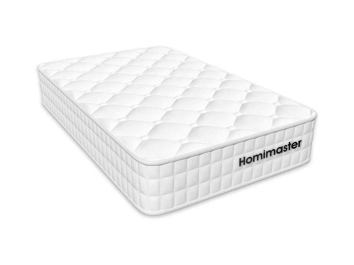 Matelas ressorts 90x190x22cm, multiples tailles, ergonomique 7 zones, avec housse, mousse mémoire, anti-acariens et antibactérien