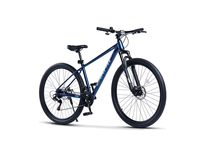 VTT Aluminium 29 Pouces, 21 Vitesses, Freins à disque mécaniques,  charge max 120kg, vormontiert, pour les adultes de 175 à 190cm