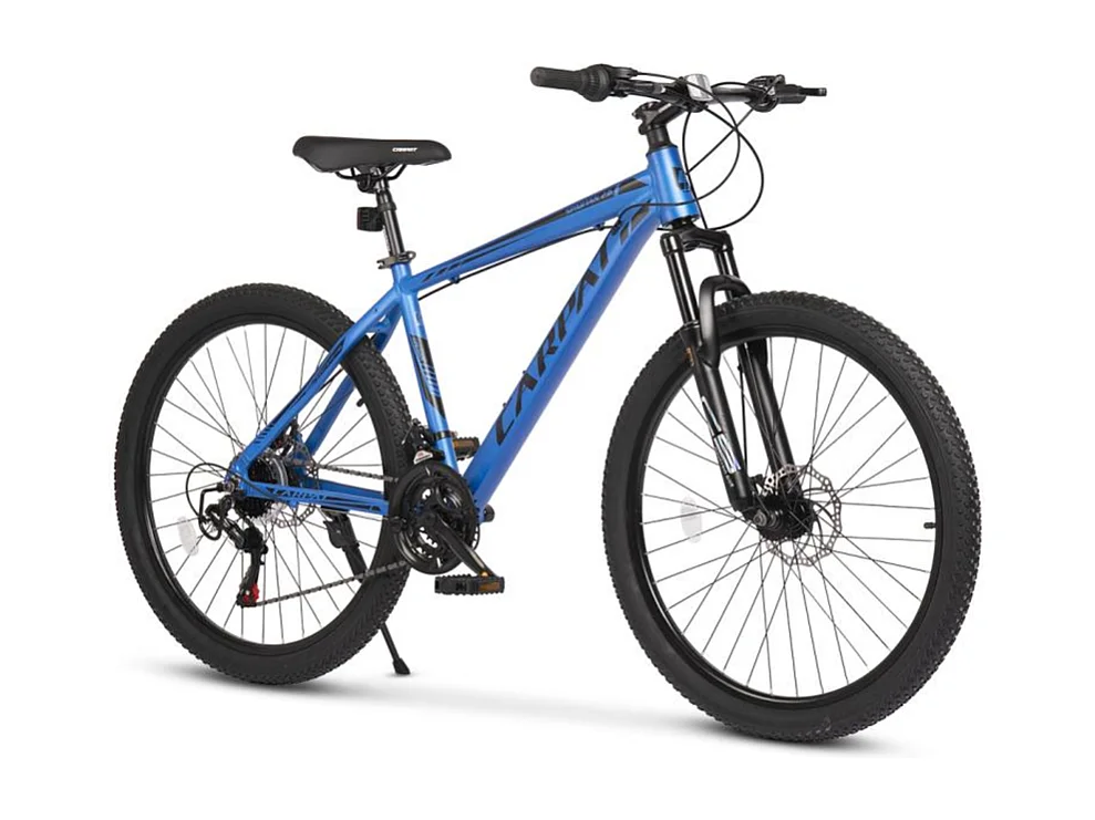 Mountainbike, 26-Zoll-Hardtail-Mountainbike, Federgabel, 21 Gänge, interne Kabelführung, verstellbare Sattelstütze, 85 % vormontiert