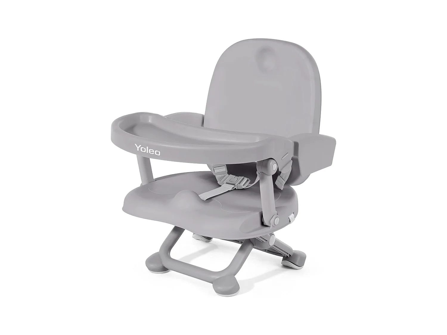 Chaise haute portable YOLEO pour bébé, Siège rehausseur avec ceinture de sécurité et plateau amovible, Convient aux enfants de 6 à 36 mois