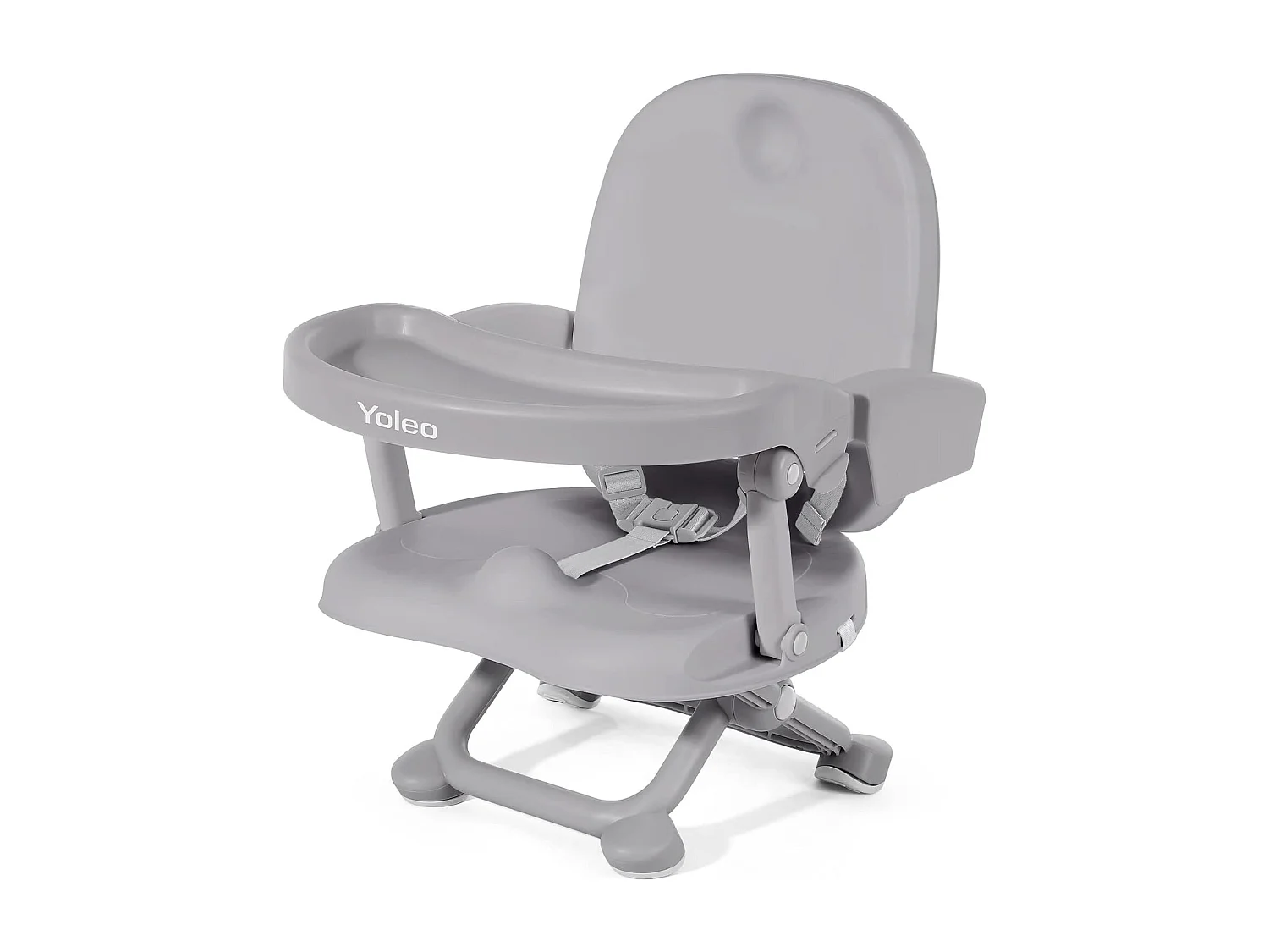 Chaise haute portable YOLEO pour bébé, Siège rehausseur avec ceinture de sécurité et plateau amovible, Convient aux enfants de 6 à 36 mois