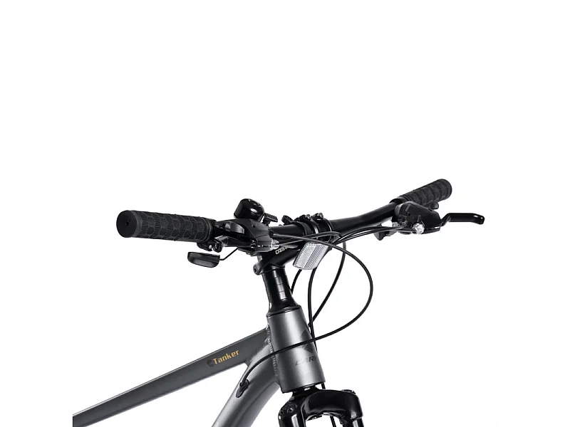 Mountainbike, 29-Zoll-Aluminiumrahmen, 21 Gänge, mechanische Scheibenbremsen, max. 120 kg, vormontiert, für Erwachsene mit einer Körpergröße von 175–190 cm