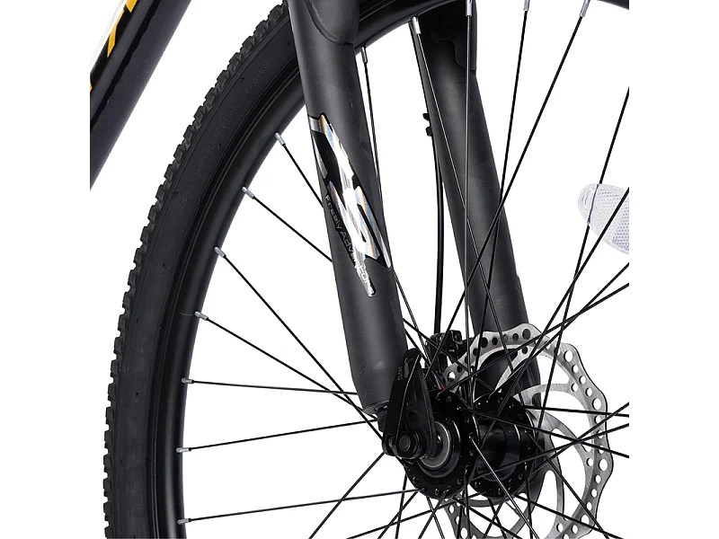 Vélo Tout Terrain VTT Aluminium 29 Pouces, 21 Vitesses, Freins à disque mécaniques,  charge max 120kg, vormontiert, pour les adultes de 175 à 190cm