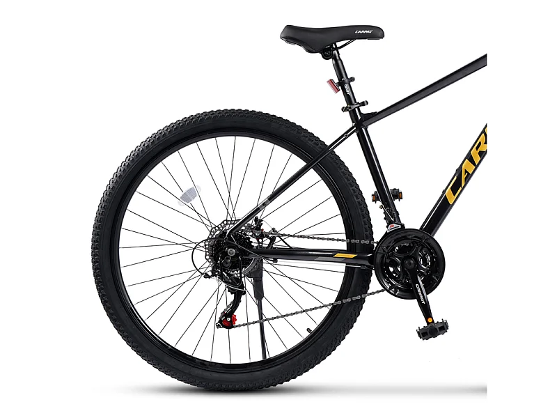 29-Zoll-Aluminium-Mountainbike, 21 Gänge, mechanische Scheibenbremsen, max. Belastung 120 kg, vormontiert, für Erwachsene mit einer Körpergröße von 175–190 cm