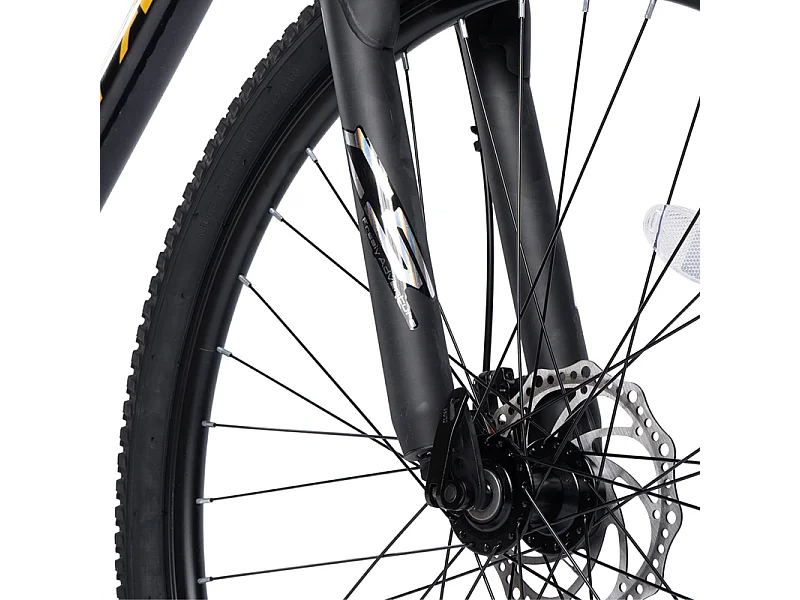 29-Zoll-Aluminium-Mountainbike, 21 Gänge, mechanische Scheibenbremsen, max. Belastung 120 kg, vormontiert, für Erwachsene mit einer Körpergröße von 175–190 cm