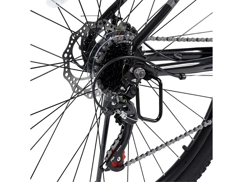 29-Zoll-Aluminium-Mountainbike, 21 Gänge, mechanische Scheibenbremsen, max. Belastung 120 kg, vormontiert, für Erwachsene mit einer Körpergröße von 175–190 cm