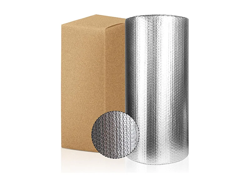 0,6x10 m, isolamento termico da 5-6 mm, pellicola a bolle alluminizzata a doppio strato, riflettore di calore durevole per tetto, auto e finestra