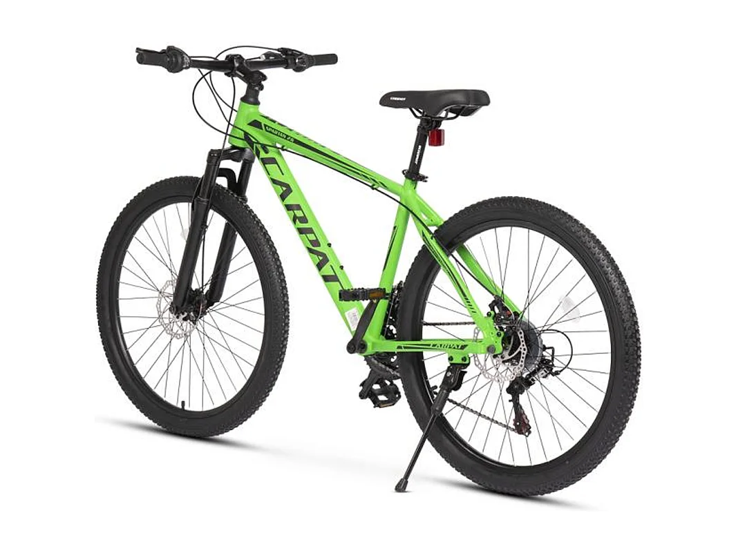 26-Zoll-Hardtail-Mountainbike, Federgabel, 21 Gänge, integrierte Kabelführung, verstellbare Sattelstütze, 85% vormontiert