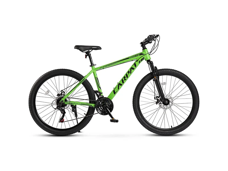 26-Zoll-Hardtail-Mountainbike, Federgabel, 21 Gänge, integrierte Kabelführung, verstellbare Sattelstütze, 85% vormontiert