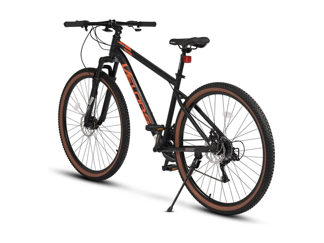 Vélo Tout Terrain, VTT 29 pouces - 21 vitesses - freins à disque 160 mm - 85% pré-assemblé - charge max 120kg - Pour les adultes 165–180cm