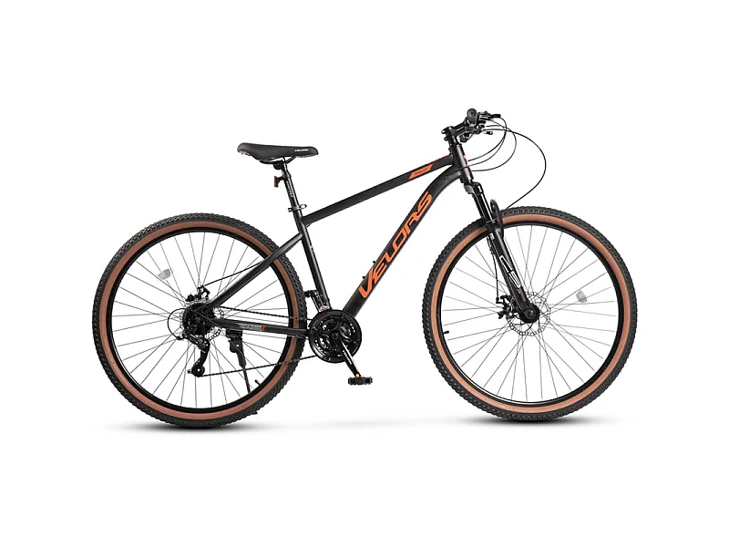 Vélo Tout Terrain, VTT 29 pouces - 21 vitesses - freins à disque 160 mm - 85% pré-assemblé - charge max 120kg - Pour les adultes 165–180cm