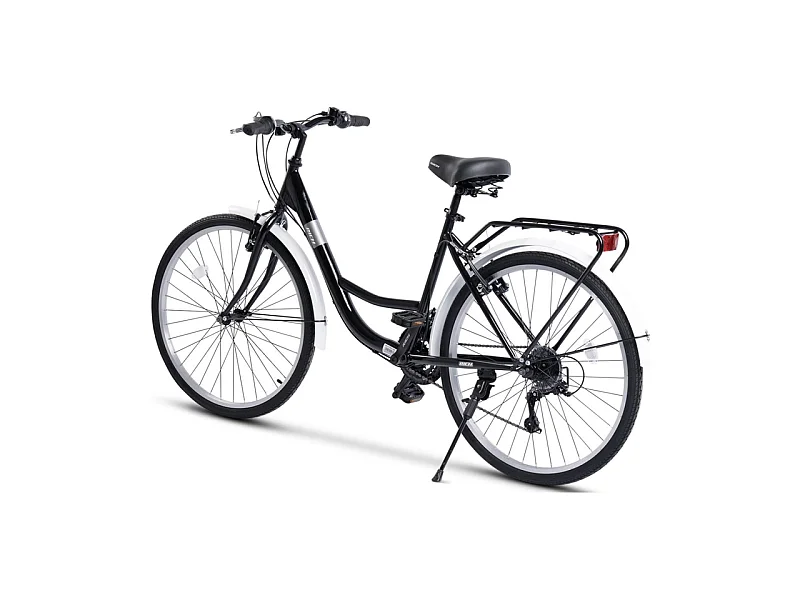 Geländerad 26 Zoll - 8 Gänge - Federgabel 80 mm - mit Front-/Heck-LED - Für Erwachsene 150–195cm