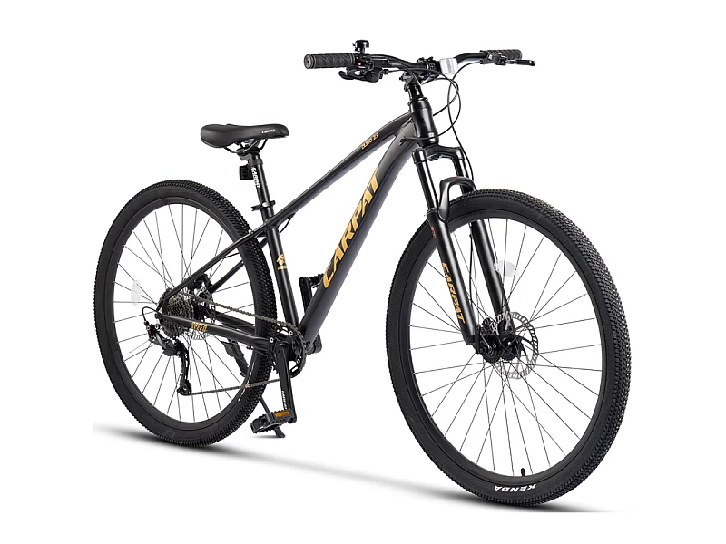 Geländerad 29 Zoll, 9 Gänge, mit hydraulischen Scheibenbremsen, verstellbarer Sattelstütze, für Erwachsene 175-190cm