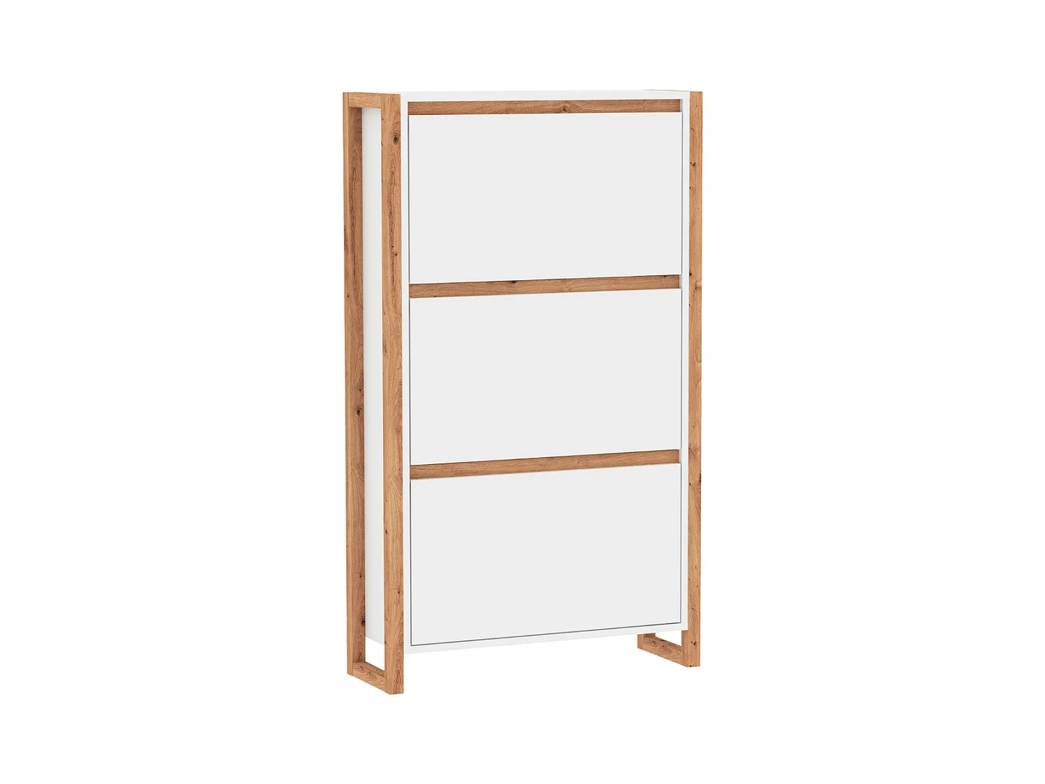 Schuhschrank mit 3 Klappen L70 cm - DENVER