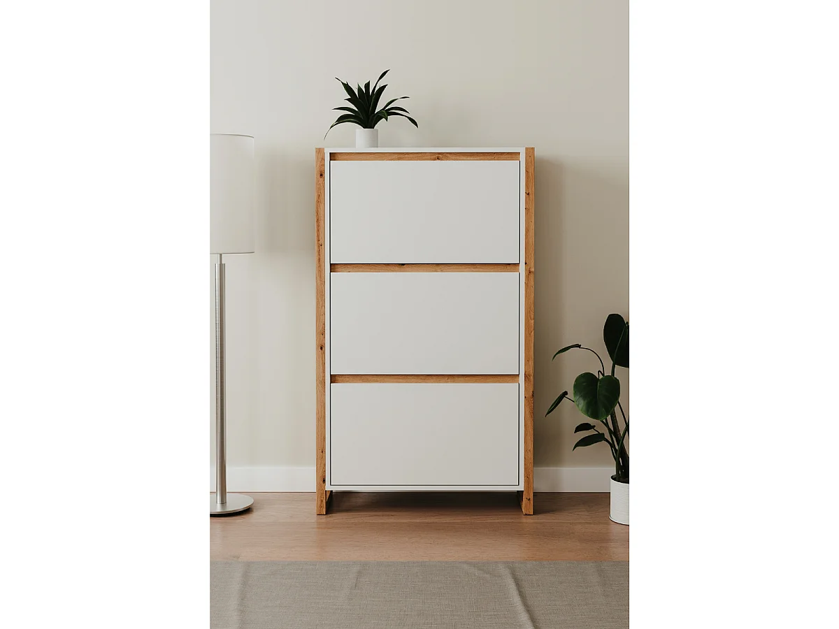 Schoenenkast met 3 kleppen L70 cm - DENVER