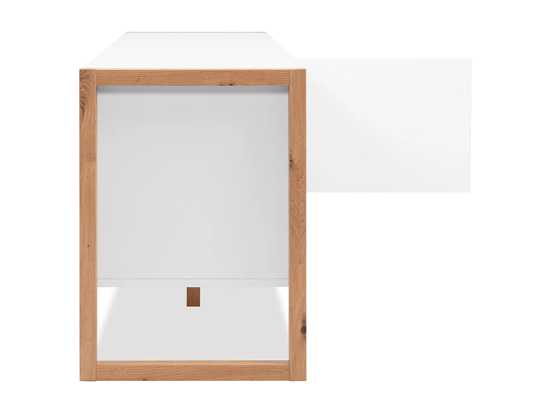 Meuble TV 2 portes et 2 niches L160 cm - DENVER