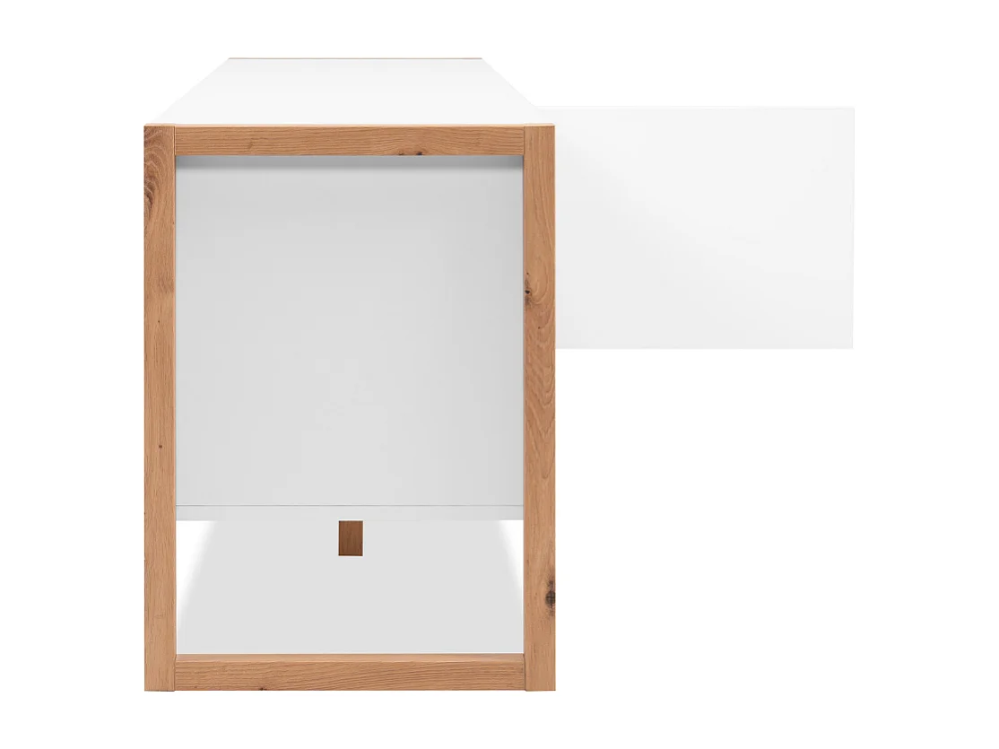Meuble TV 2 portes et 2 niches L160 cm - DENVER