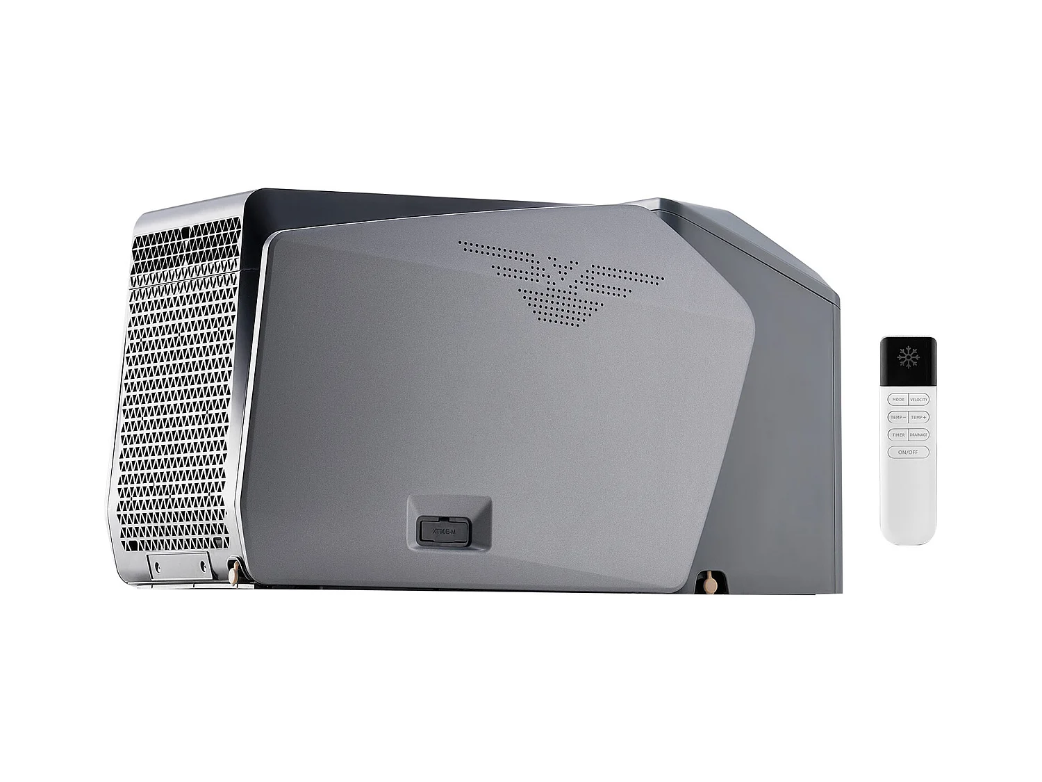 Climatiseur Portable SucceBuy, Refroidisseur d'Aair à 3 Vitesses, avec Minuterie 24 h, Réglable de 16-32 ℃, pour Camping en Tente Extérieure, Gris