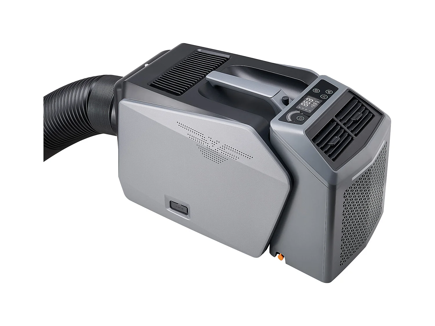 Climatiseur Portable SucceBuy, Refroidisseur d'Aair à 3 Vitesses, avec Minuterie 24 h, Réglable de 16-32 ℃, pour Camping en Tente Extérieure, Gris