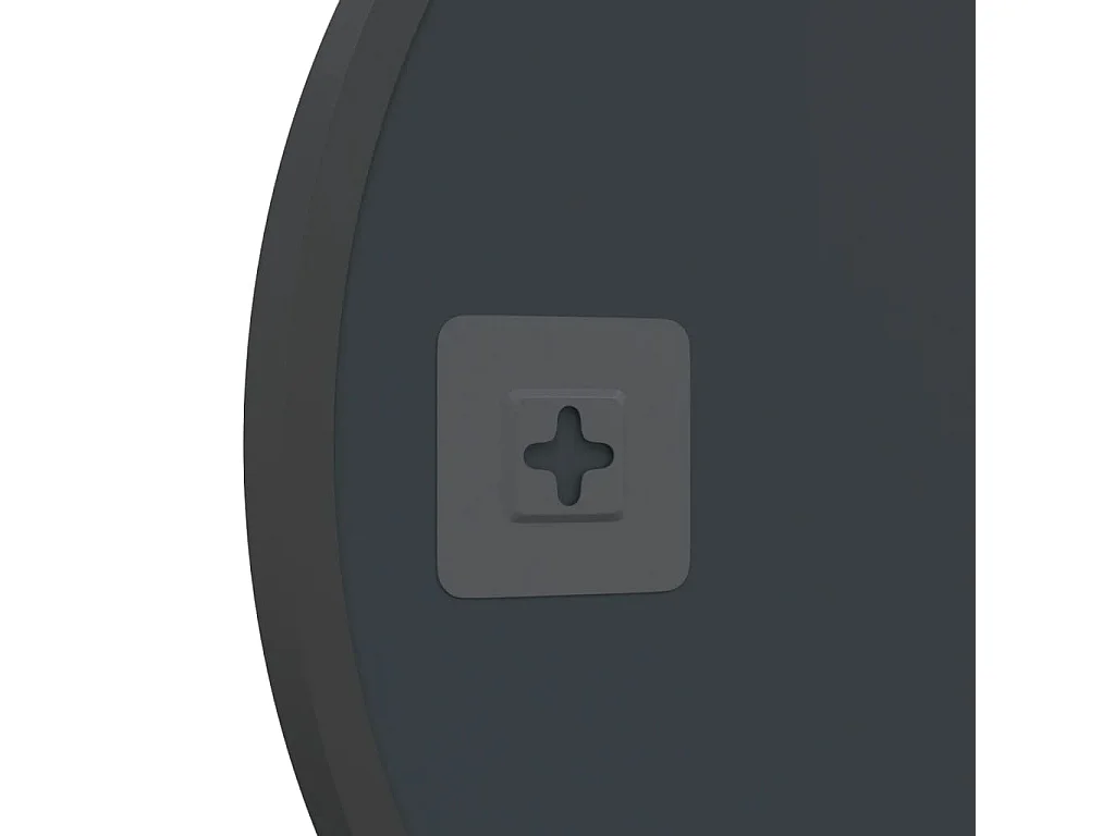 Miroir mural Noir 50 cm