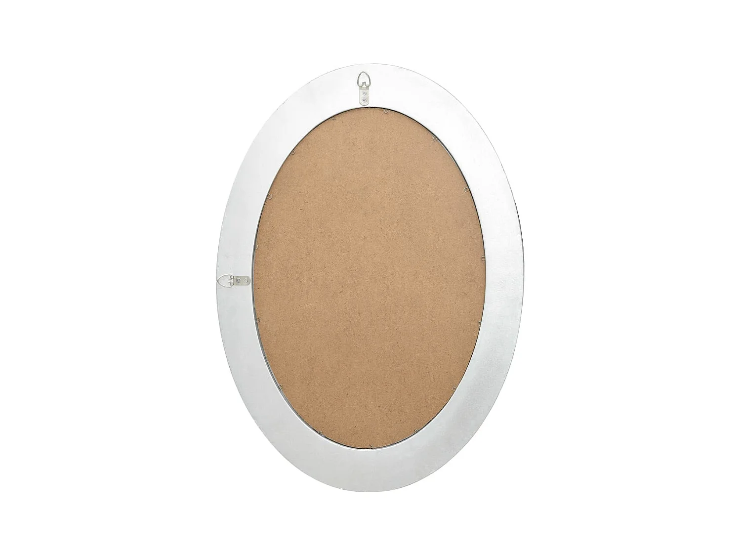 Espelho de Parede Barroco Prateado 50x70 cm para Decoração Elegante