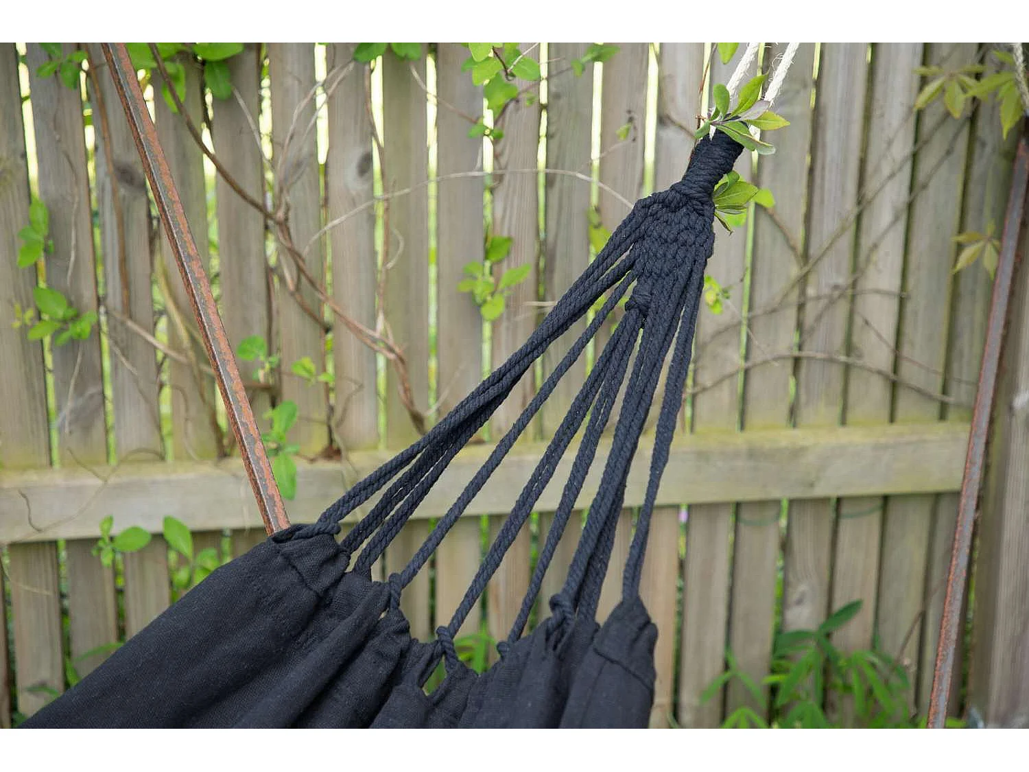 Hamac en Tissu "Hedvig" 200cm Noir