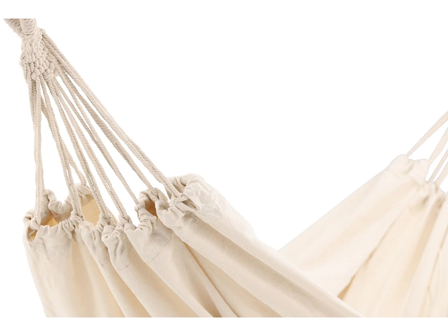 Hamac en Tissu "Hedvig" 200cm Blanc Crème