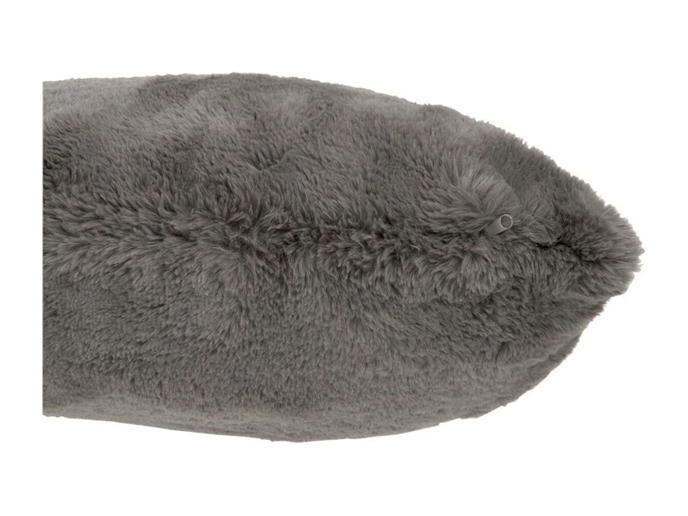 Coussin Imitation Fourrure "Cutie" 45x45cm Gris Foncé