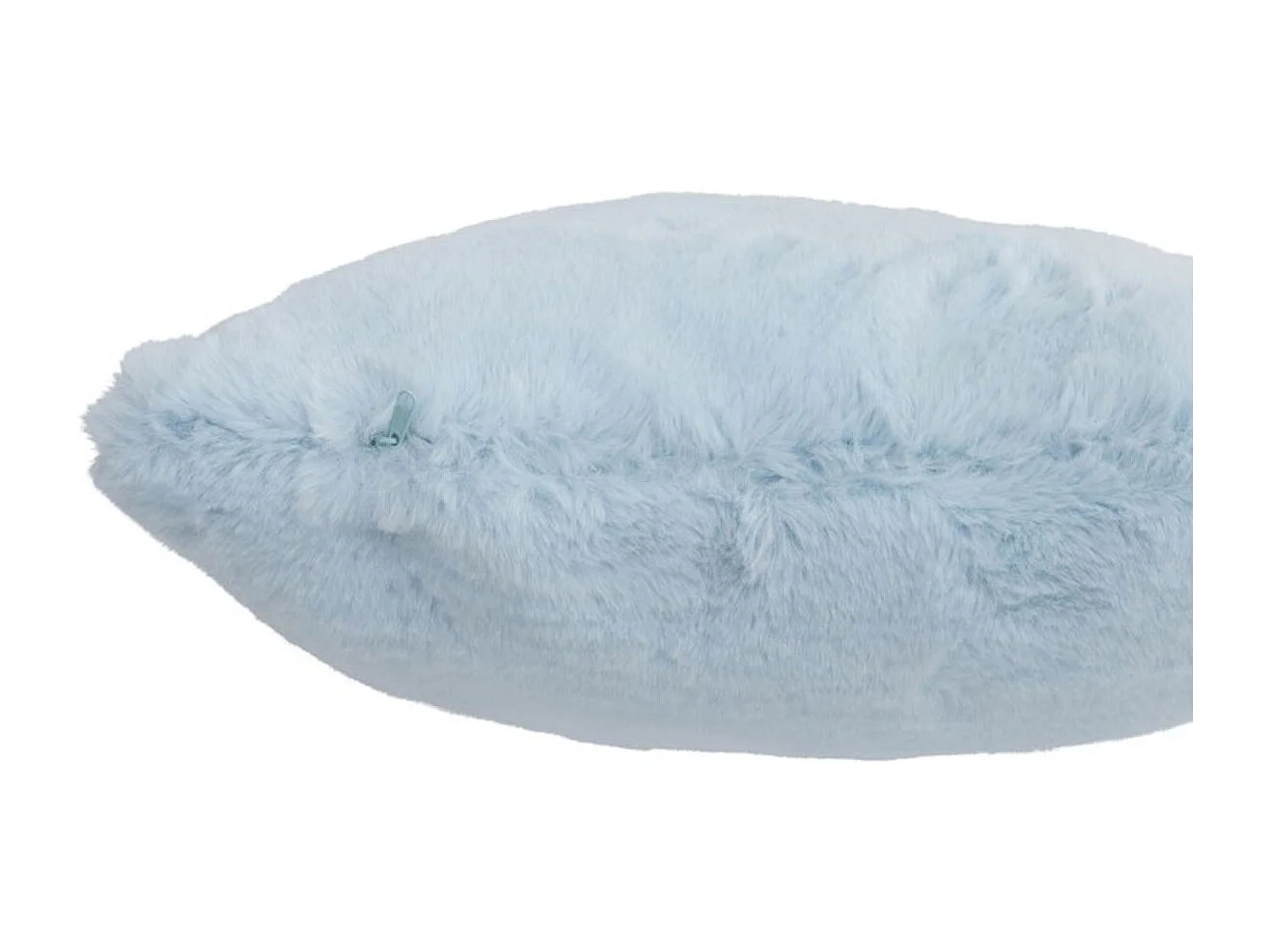 Coussin Imitation Fourrure "Cutie" 45x45cm Bleu Clair